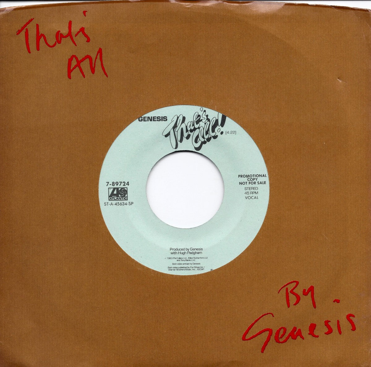 Genesis - That's All
